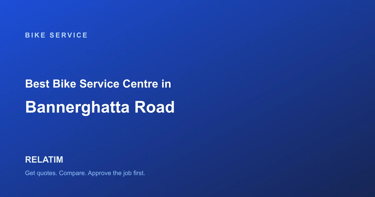 Best Bike Service Centre in Bannerghatta Road, Bangalore